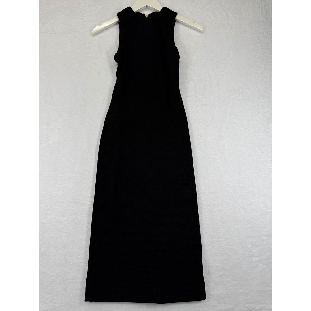 Dress the Population Black Sleeveless Maxi Dress Size XS Made in USA